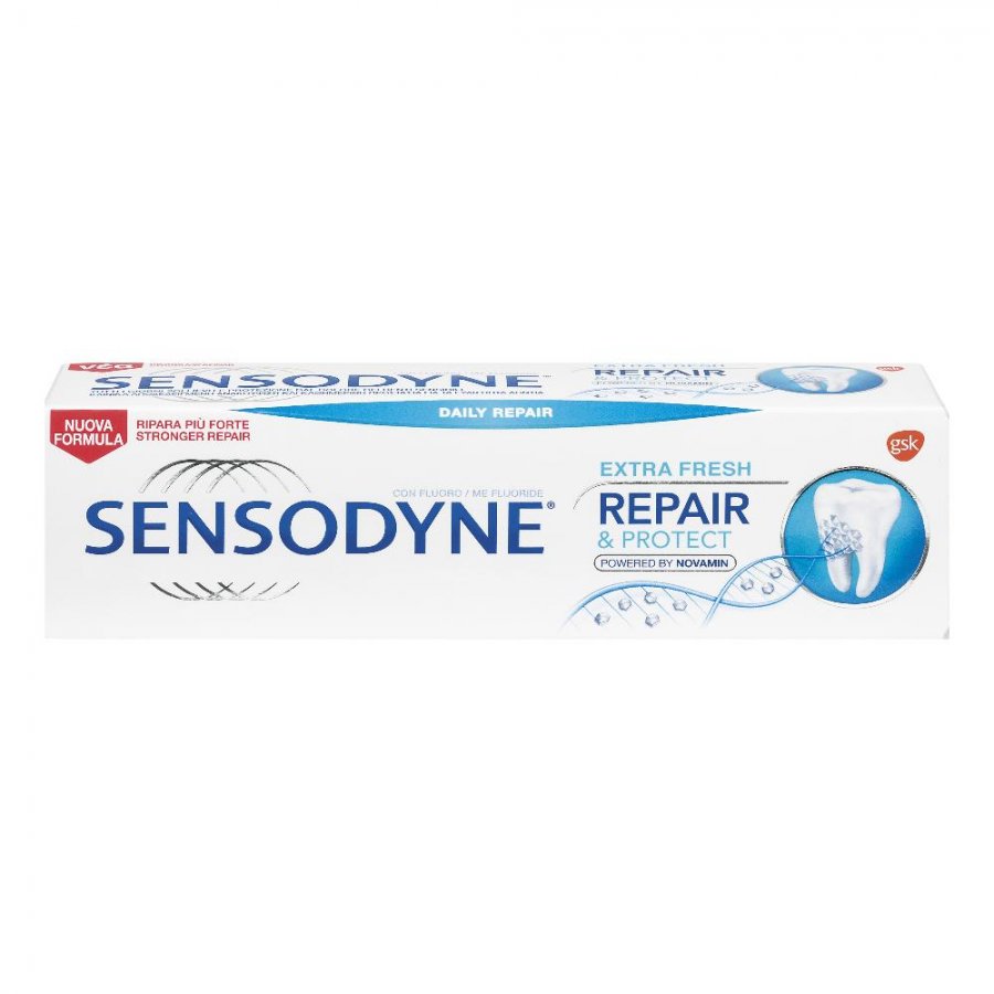 Sensodyne - Repair&Protect Extra Fresh Dentifricio 75ml - Ripara e protegge i denti sensibili per una sensazione di freschezza duratura