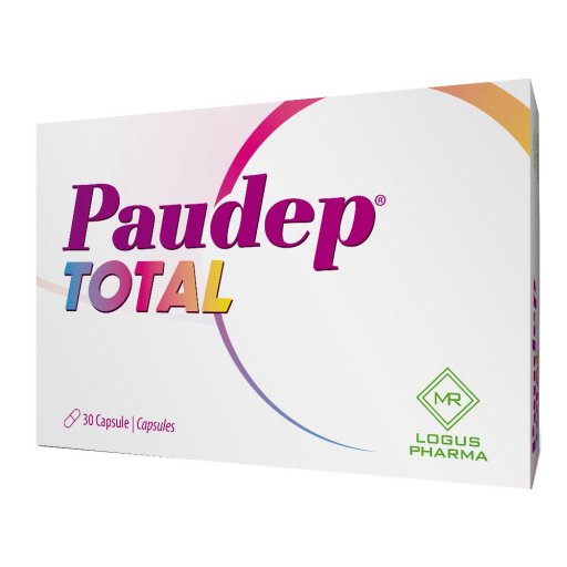 Paudep Total 30 Capsule - Integratore Alimentare con Estratti Vegetali, Vitamine e Melatonina