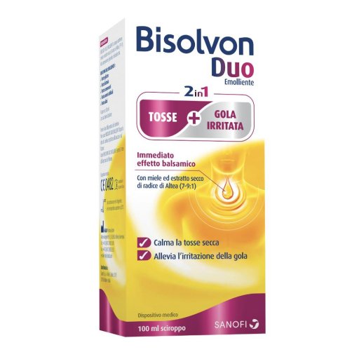 Bisolvon Duo Sciroppo Emolliente 100ML - Sollievo Rapido Tosse e Muco