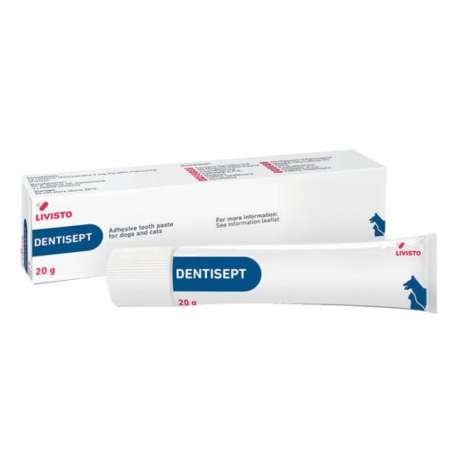 Dentisept Pasta Dentifricia per Igiene Orale per Cani e Gatti 20g - Igiene Dentale Efficace