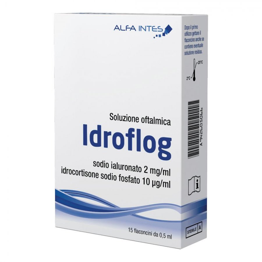 IDROFLOG Soluzione Oftalmica 15 flaconi 0,5ml