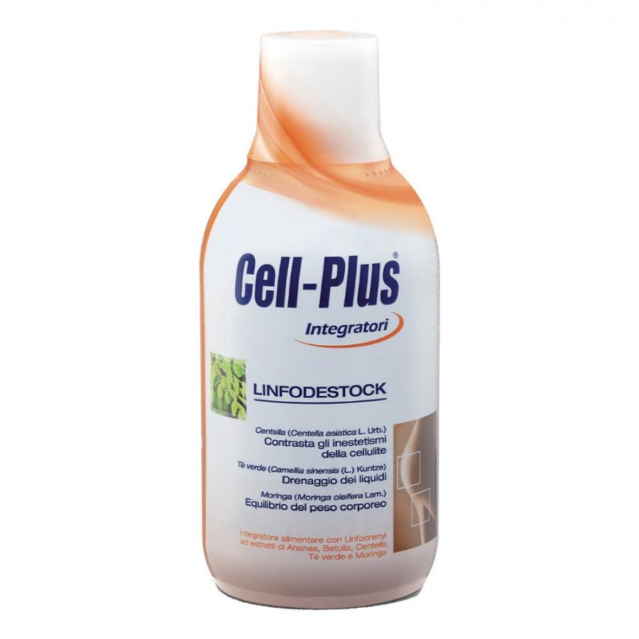 Cell Plus Linfodestock Drink 500ml - Integratore con Linfodrenyl e Estratti Naturali per la Cellulite e la Ritenzione Idrica