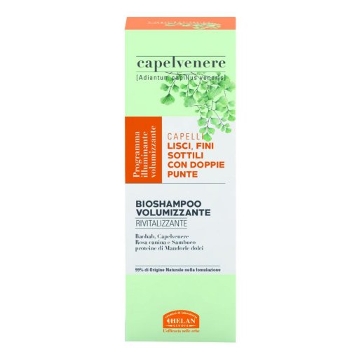 Helan Capelvenere Bioshampoo Volumizzante 200ml - Volume Naturale e Leggerezza Istantanea