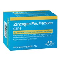 Zincogen Pet Immuno 60 Compresse - Integratore per la Salute degli Animali