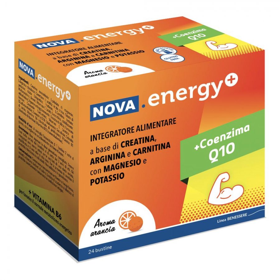 Nova Energy+ 24 Bustine - Integratore per Ridurre Stanchezza e Affaticamento