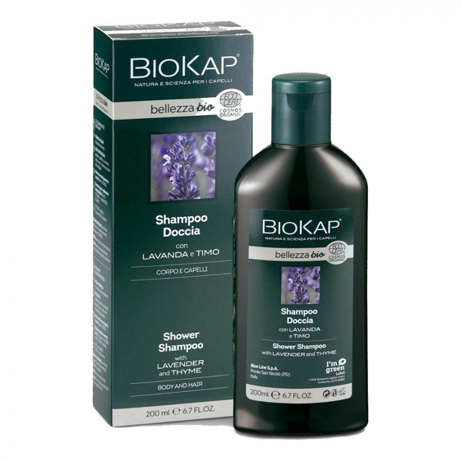 Biokap Bellezza Bio Shampoo Doccia Cosmos Ecocert 200 ml