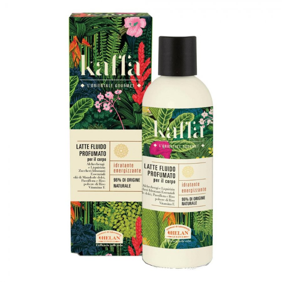 Helan Kaffa Latte Fluido Profumato Corpo 200ml - Idratazione e Rigenerazione