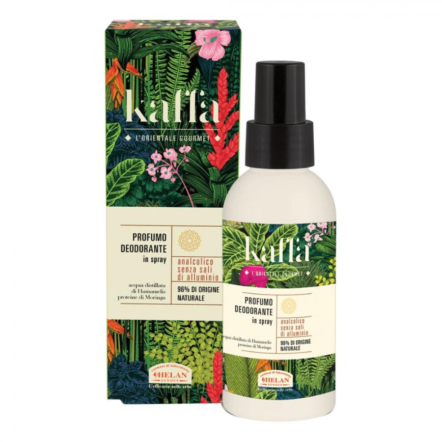 Helan Kaffa Profumo Deodorante Analcolico 100ml - Freschezza Naturale in Uno Spray