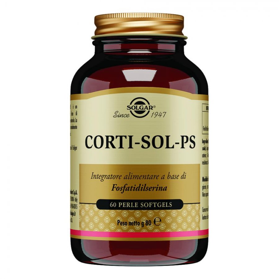 Solgar - Corti-Sol-PS 60 Perle Softgels - Integratore per la Gestione dello Stress