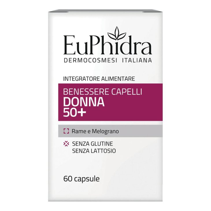 Euphidra Benessere Capelli Donna 50+, 60 capsule Euphidra Benessere Capelli Donna 50+, 60 capsule