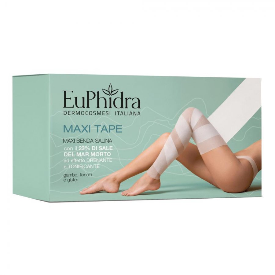 Euphidra Maxi Tape Benda Drenante Monouso Anticellulite - Maxi Tape Benda Salina