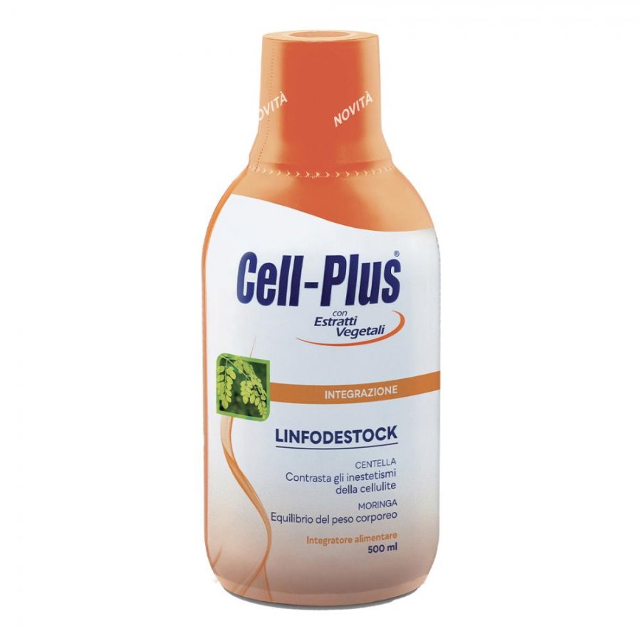Cell Plus Linfodestock Drink 500ml - Integratore Alimentare per Equilibrio del Peso e Contrastare la Cellulite
