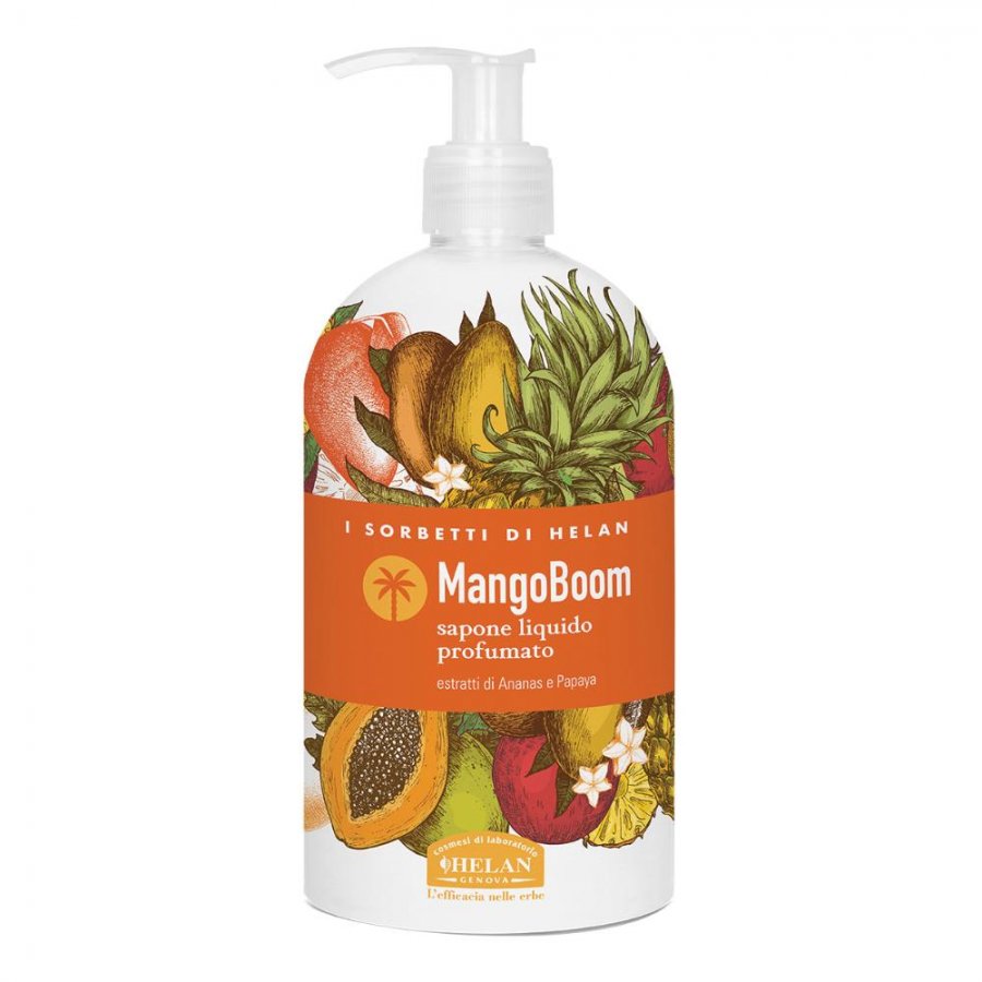 Helan I Sorbetti Mangoboom Sapone 500ml - Energia Fruttata per la Tua Pelle