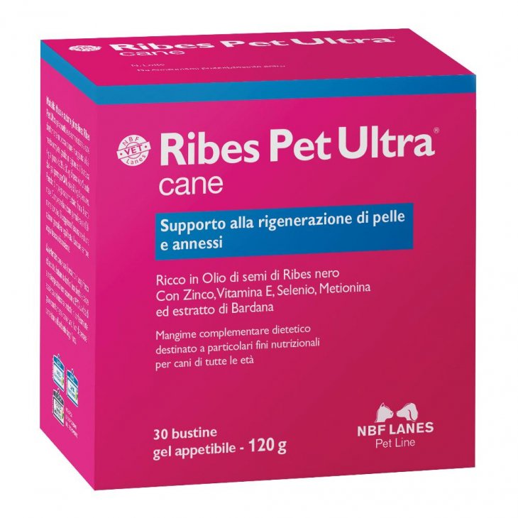 Ribes Pet Ultra Cane Gel 30 Bustine da 4g - Integratore per la Salute Articolare