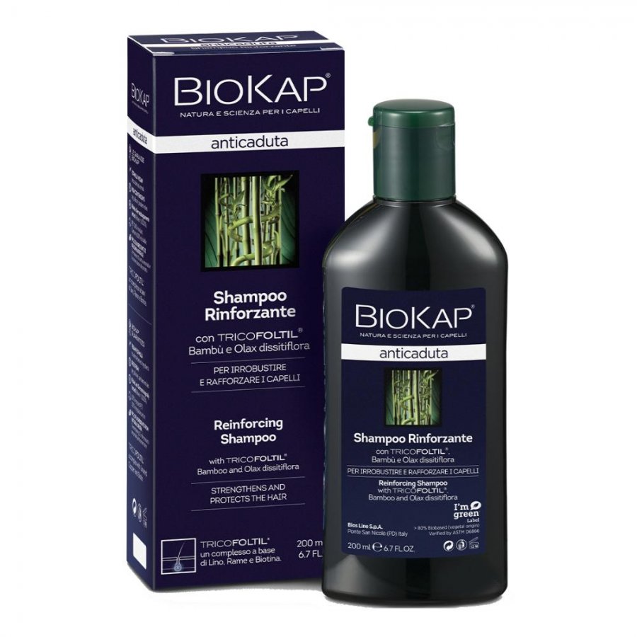 Biokap Shampoo Rinforzante Anticaduta Con Tricofoltil 200ml