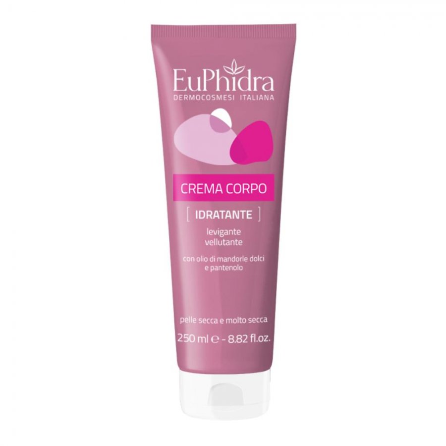 Euphidra - Crema Corpo Idratante 250 ml | Formula nutriente per una pelle morbida e idratata.