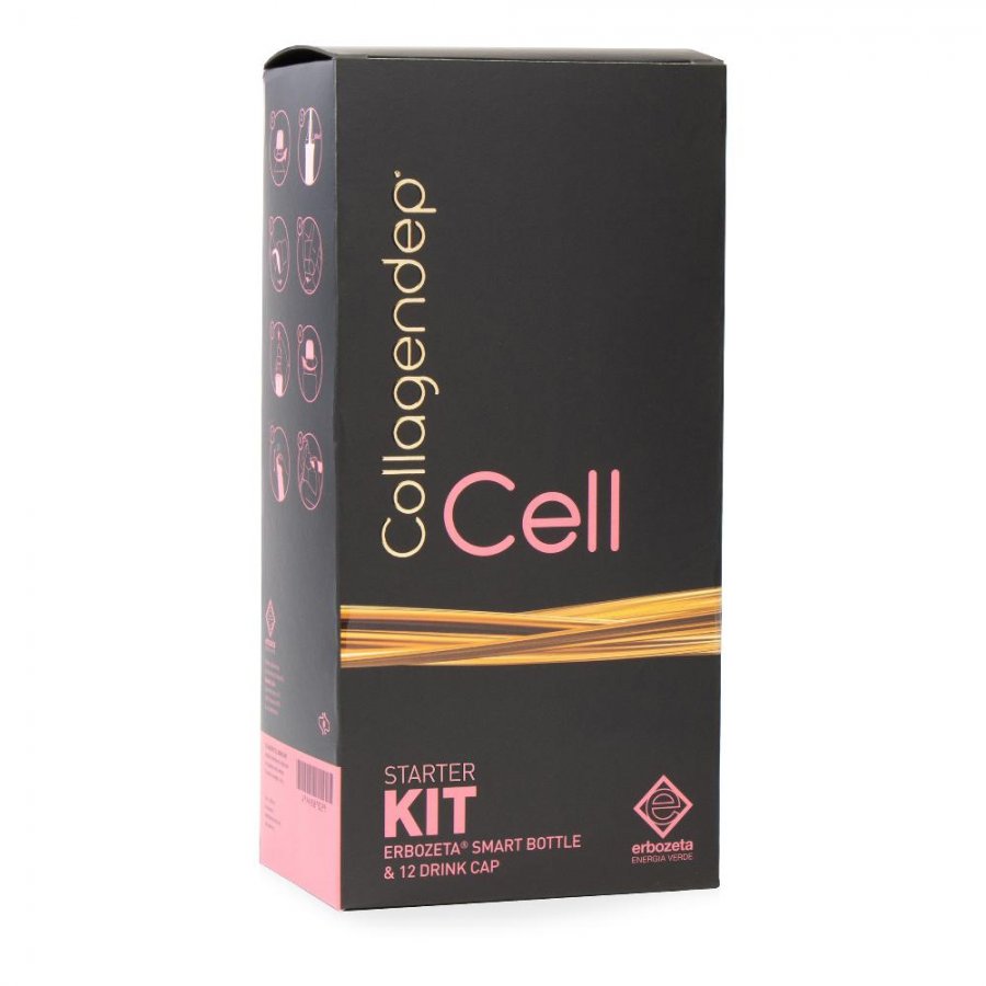 Collagendep Cell Starter Kit - 12 Drink cap + Erbozeta Smart Bottle