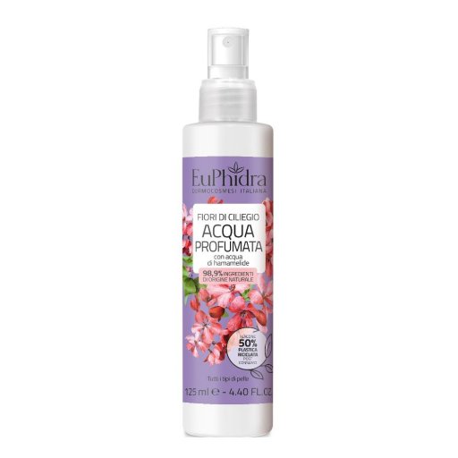 Euphidra Acqua Profumata Fiori Di Ciliegio 125ml - Fragranza floreale delicata in flacone elegante