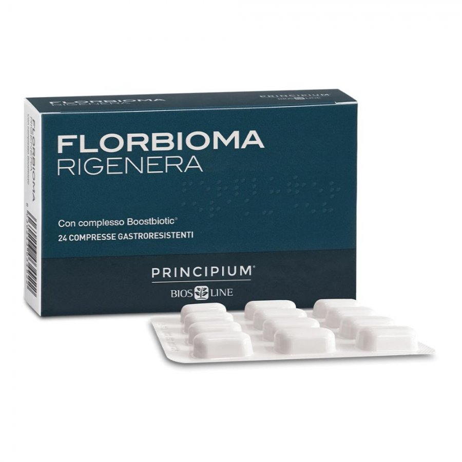 Principium Florbioma Rigenera 24 Compresse - Integratore Alimentare per il Benessere Intestinale