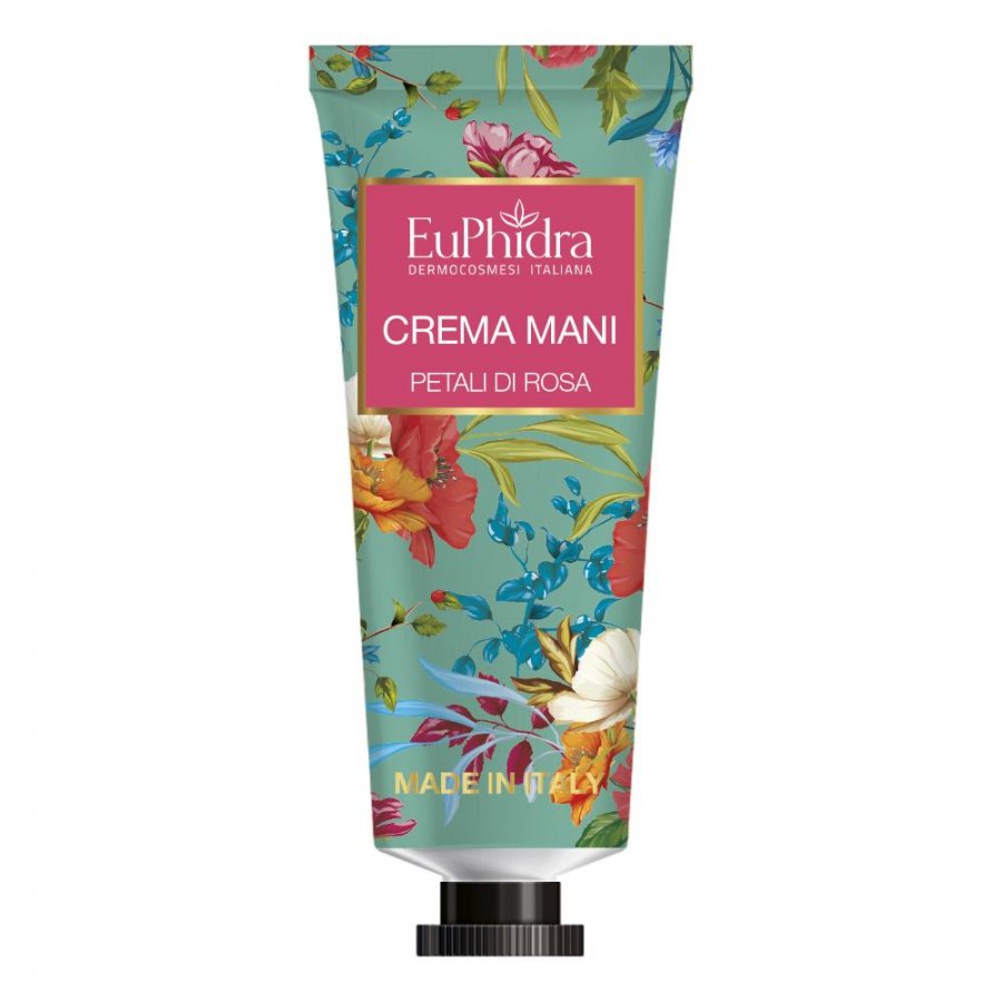 Euphidra Petali Di Rosa Crema Mani 50ml - Fragranza Floreale Assoluta