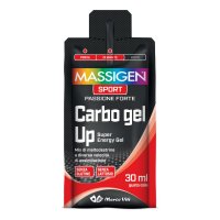 Massigen Sport Carbo Gel Up 30ml - Integratore Alimentare con Maltodestrine, Vitamina B6, Potassio e Sodio