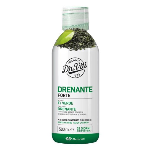 Drenante Forte Tè Verde 500ml - Integratore Detox per la Depurazione Naturale