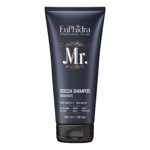 Euphidra Mr. Doccia Shampoo Idratante 200ml, Shampoo e Doccia Uomo