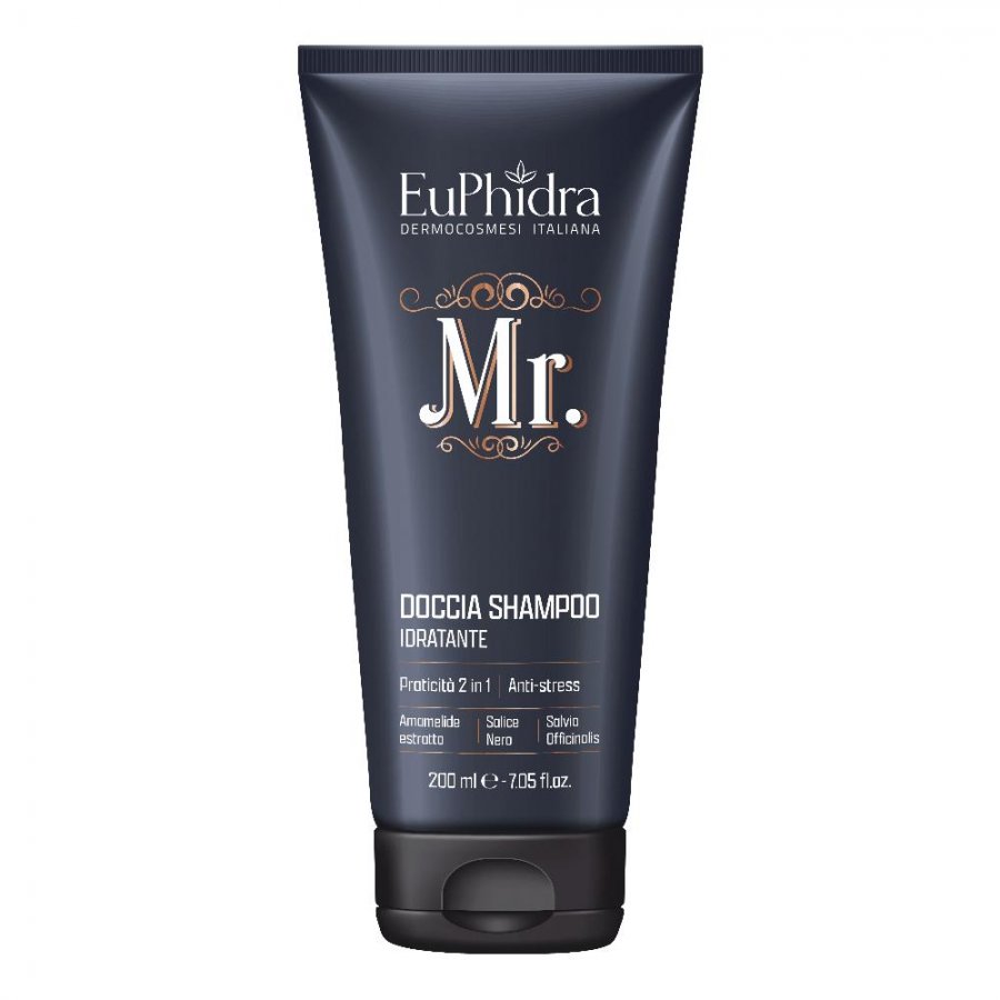 Euphidra - Mr. Doccia Shampoo Idratante 200ml, Shampoo e Doccia Uomo