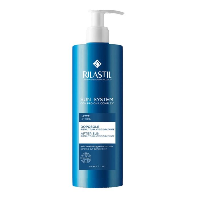 Rilastil Sun System Latte Doposole Ristrutturante E Idratante Viso Corpo 400ml - Protezione e Cura Post-Sole
