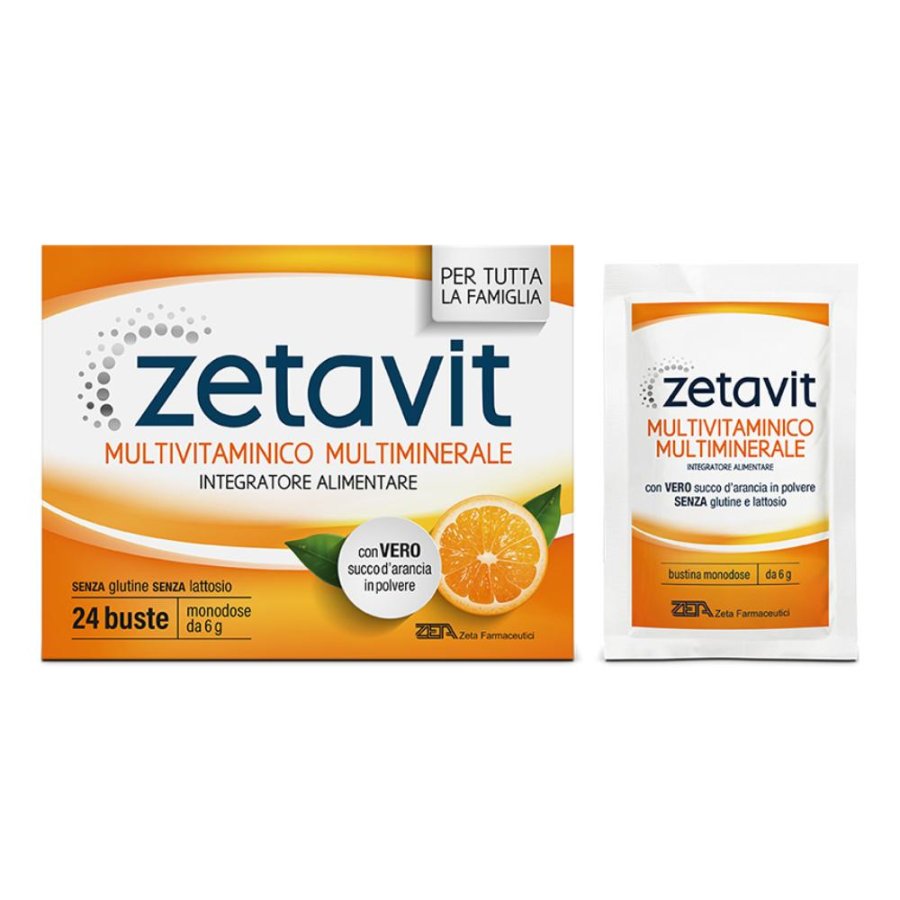 Zetavit Multivitaminico Multiminerale, 24 Buste