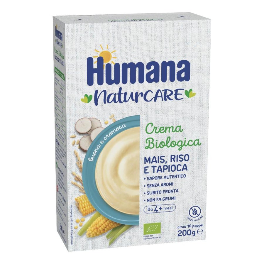 Humana, Crema Mais Riso Tapioca Biologica, 200 g