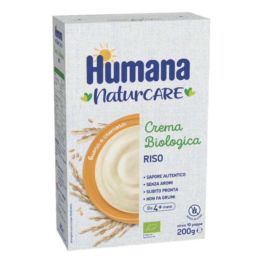 Humana, Crema di Riso Biologico, 200 g