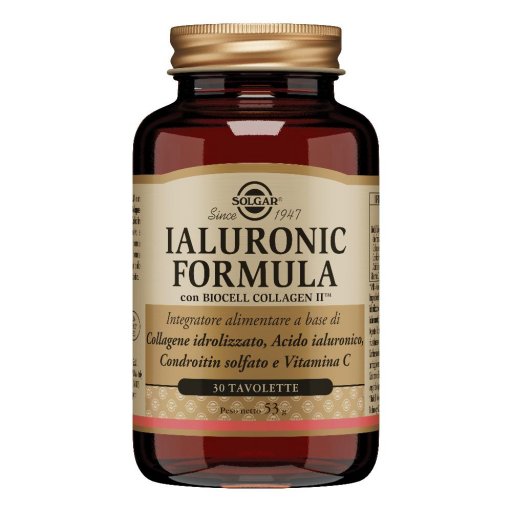 Solgar Ialuronic, Formula Integratore Alimentare, 30 Tavolette