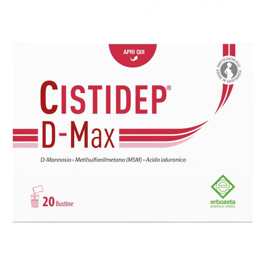 Cistidep D-Max - Integratore per la cistite 20 bustine