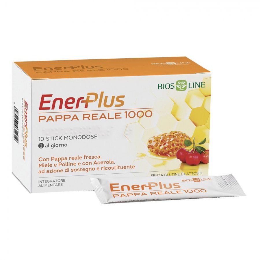 EnerPlus Pappa Reale 1000 10 Bustine da 10ml - Integratore Alimentare