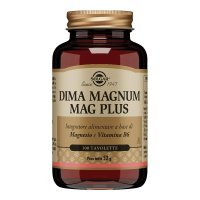 Solgar - Dima Magnum Mag Plus 100 Tavolette - Integratore di Magnesio ad Alta Assorbibilità Solgar - Dima Magnum Mag Plus 100 Tavolette - Integratore di Magnesio ad Alta Assorbibilità