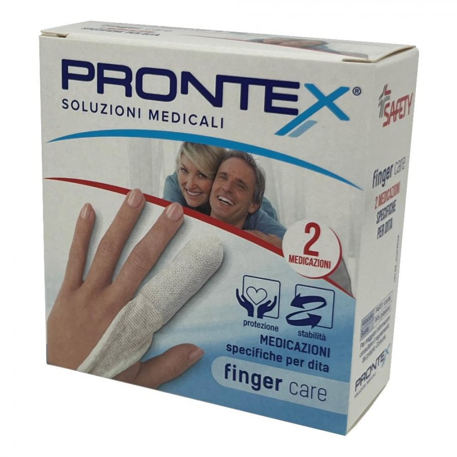 Prontex Finger Care, Medicazione Sterile per Dita, 2 Pezzi - Protezione e Guarigione delle Ferite