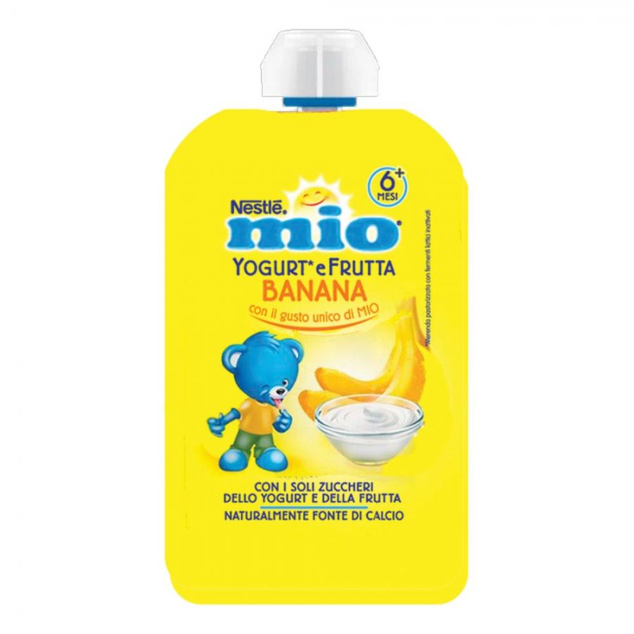Nestlé Mio Yogurt e Frutta Gusto Banana 100g 6 Mesi+ - Alimento per Bambini
