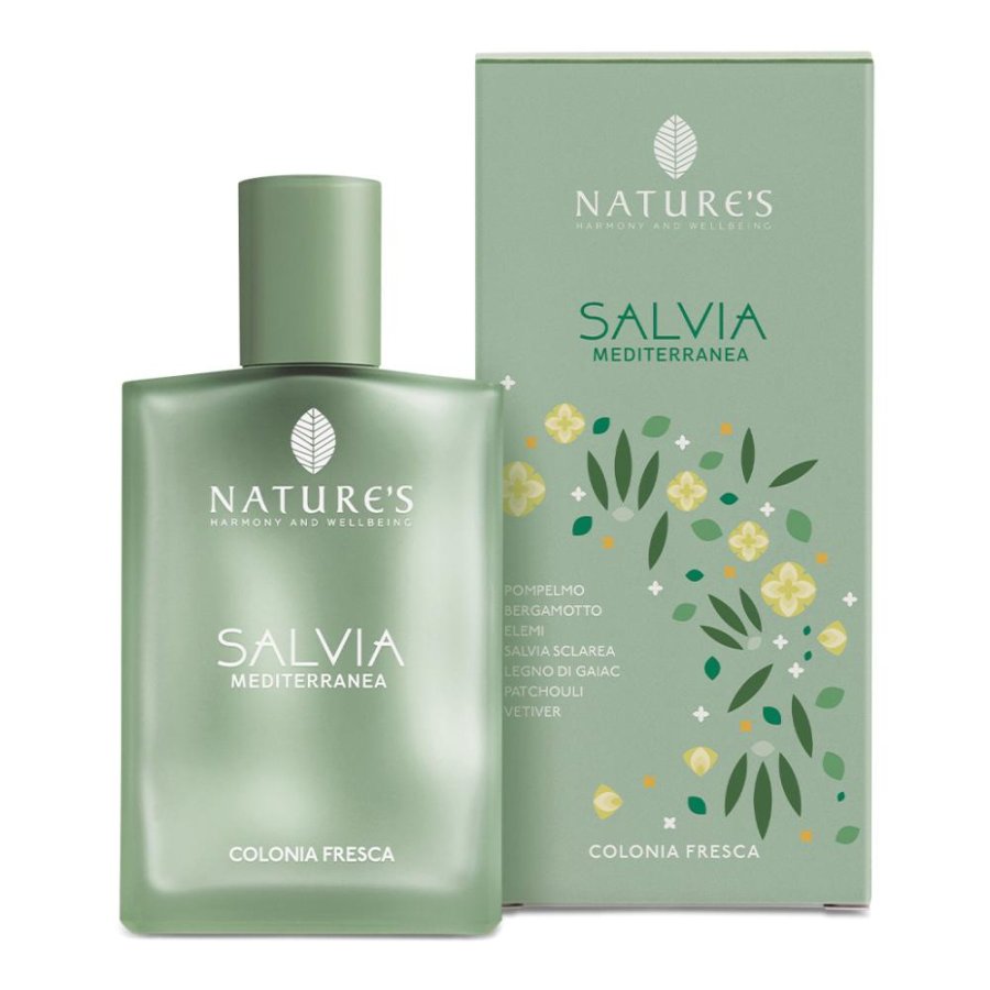 Salvia Mediterranea Nature's Colonia Fresca Uomo, 100 ml