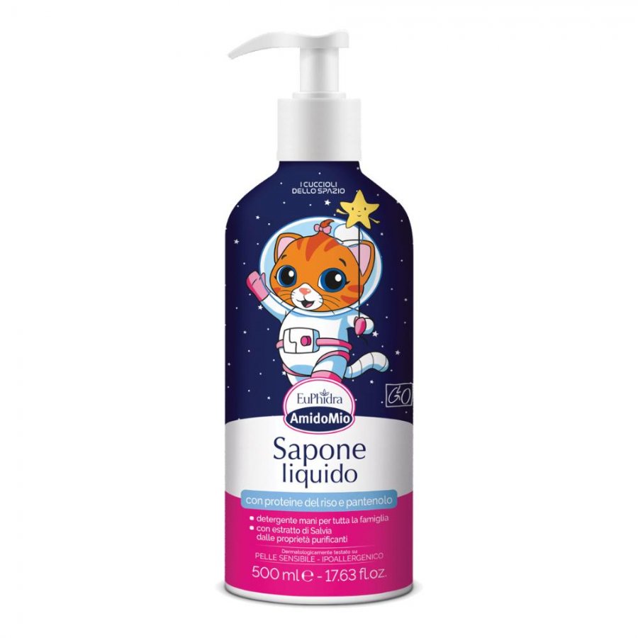 Euphidra Amidomio - Sapone Liquido 500ml, Detergente Mani Idratante