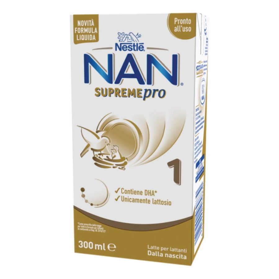 Nestlé Nan Supremepro 1 Latte per Lattanti Liquido Dalla Nascita - Brick da 300ml