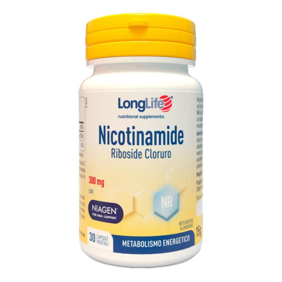 LongLife Nicotinamide Riboside Cloruro, 30 Capsule LongLife Nicotinamide Riboside Cloruro, 30 Capsule