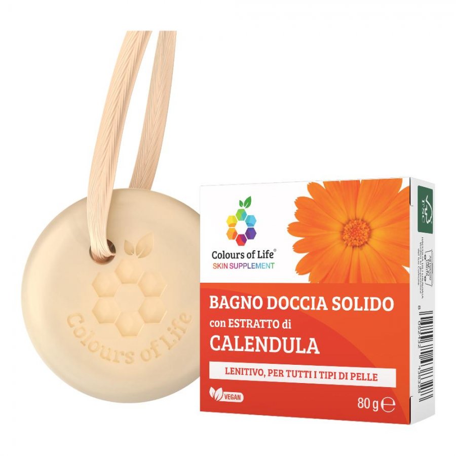 Calendula BagnoDoccia by Colours of Life - Detergente Naturale per la Tua Pelle, 500ml