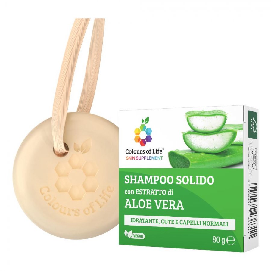 ALOE Shampoo Solido 80gr Colours