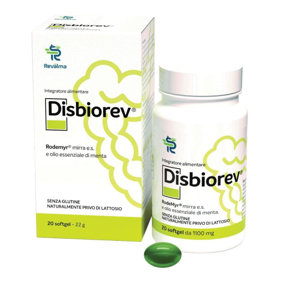 Disbiorev 20 softgel – Integratore per Colon Irritabile