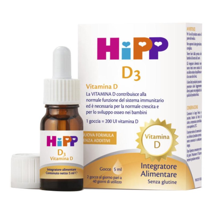 HiPP D3 Vitamina D Gocce, 5 ml