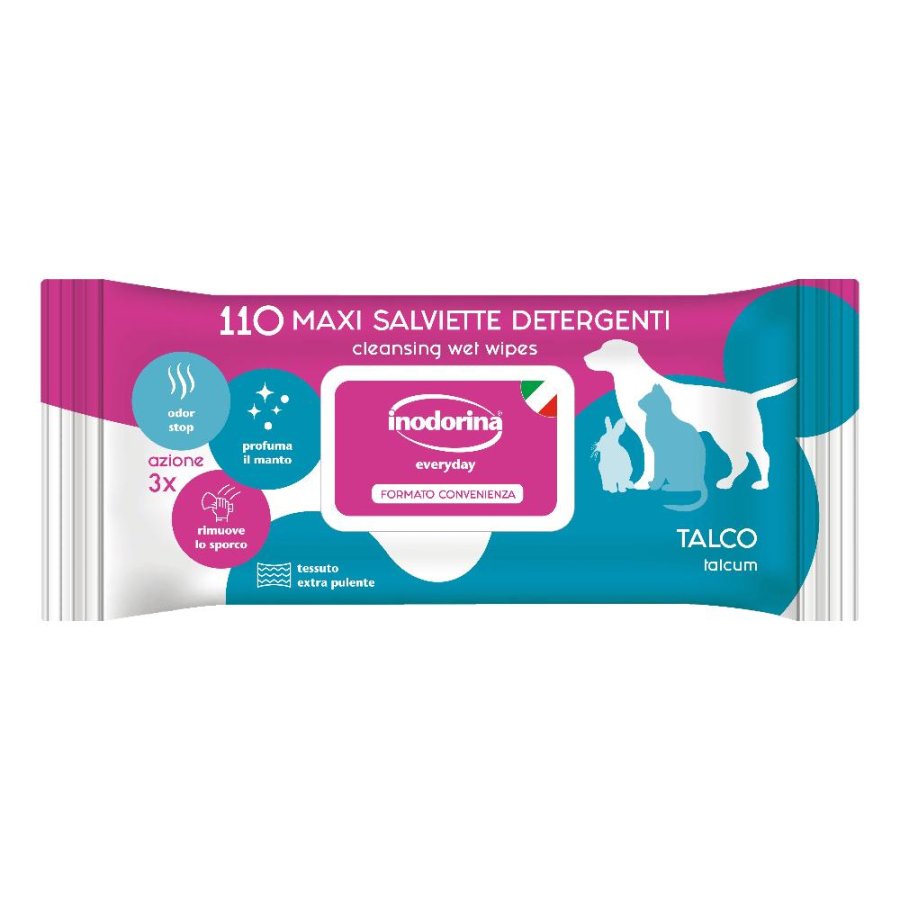 INODORINA REFRESH SALVIETTE TALCO 110PZ