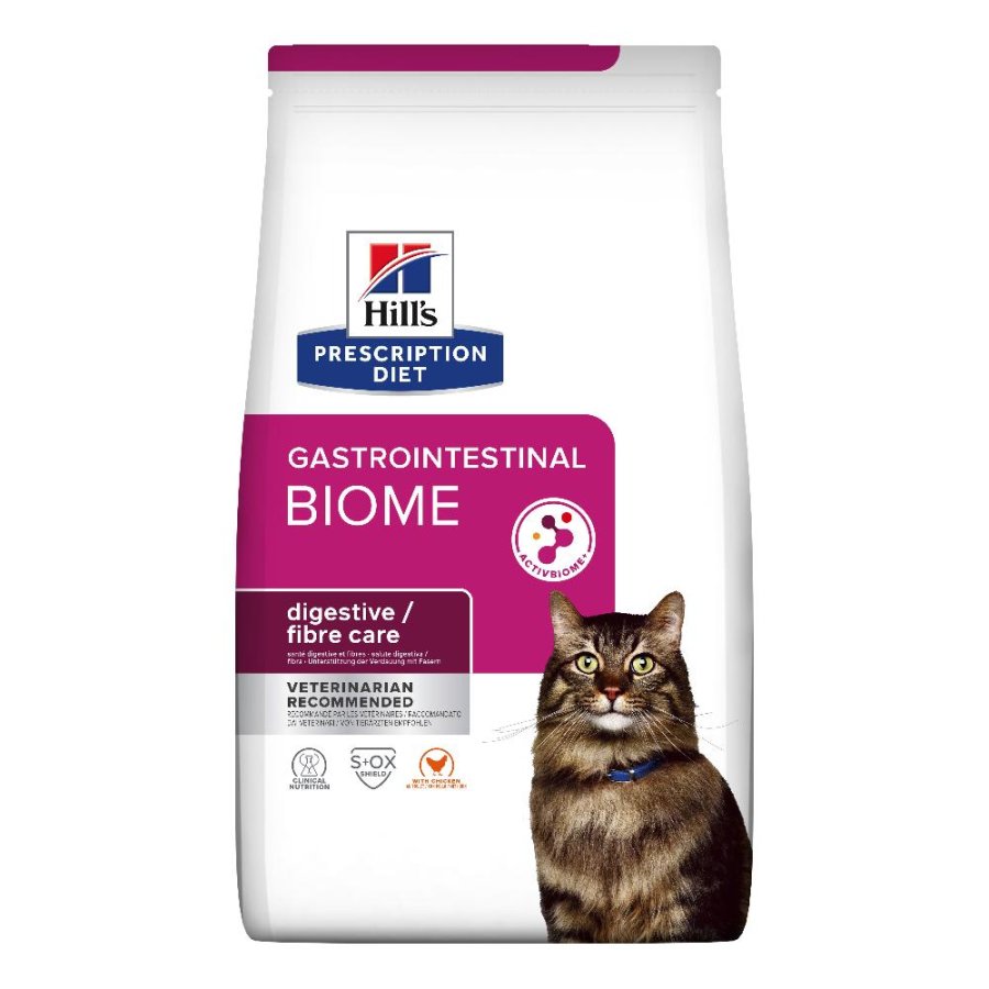 HILL'S GATTO DIET GASTROINTESTINAL BIOME DIGESTIVE FIBRE CARE STRESS POLLO 1,5KG