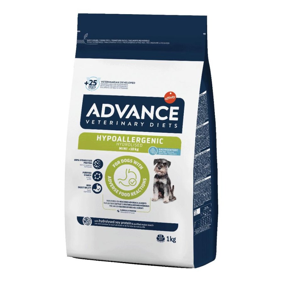 ADVANCE CANE DIET HYPOALLERGENIC HYDROLISED MINI 1KG