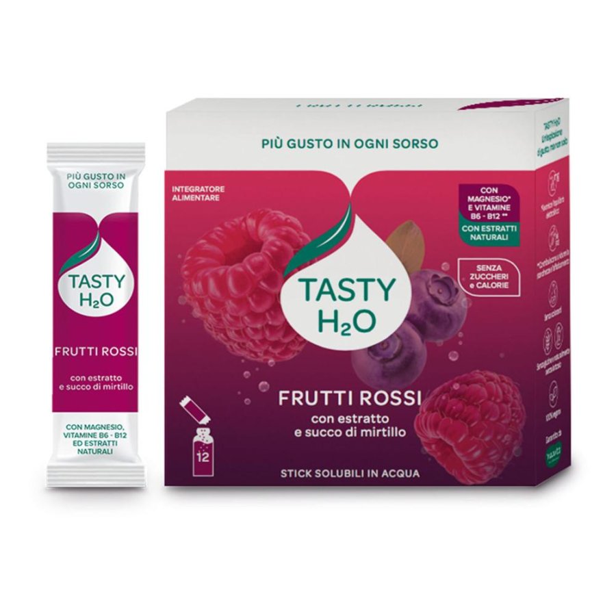 Tasty H2o Frutti Rossi 12stick
